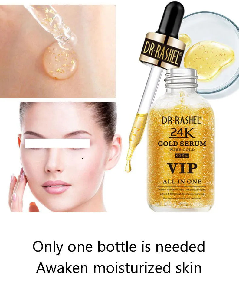 Face Care Anti Aging 24K 99.9% Pure Gold Serum