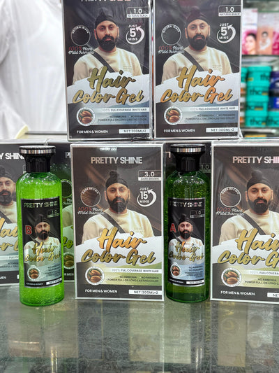 PRETTY SHINE HAIR COLOR  600 ML BLACK / BROWN