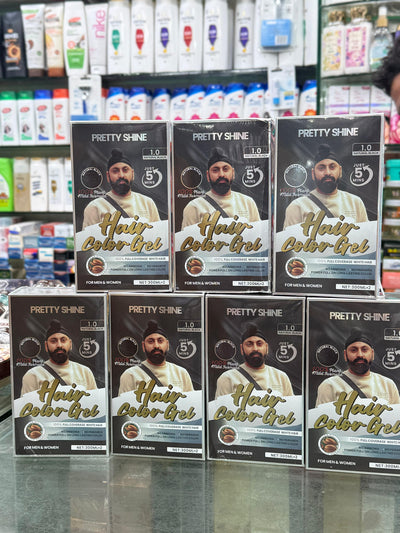 PRETTY SHINE HAIR COLOR  600 ML BLACK / BROWN